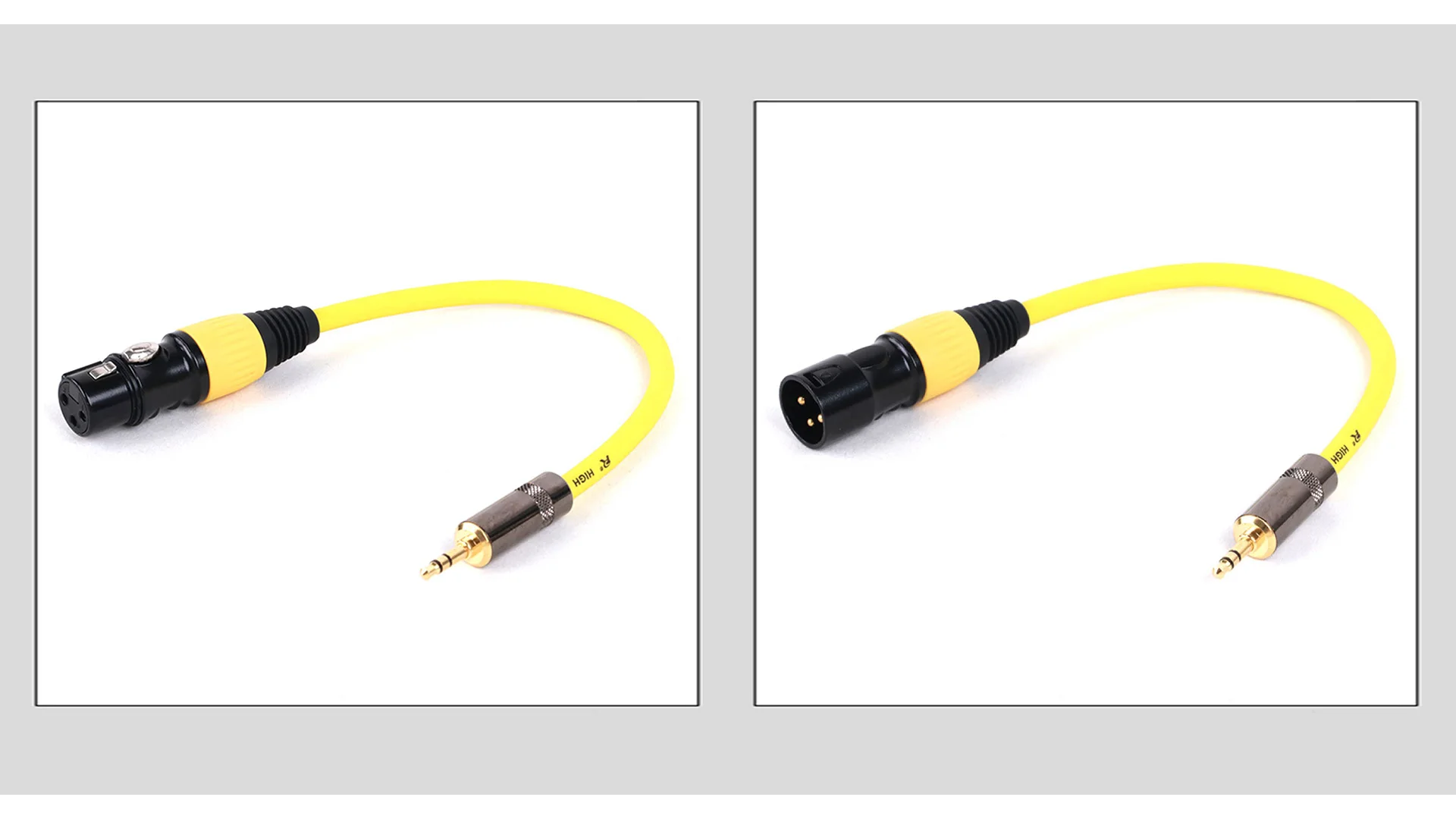 Guerguo 3,5mm bis 3-polig xlr weiblich/männlich Stereo-Audio kabel Zoll trs zu 3-poligem Mini-xlr-Kopfhörer-Audio kabel – Detail 3