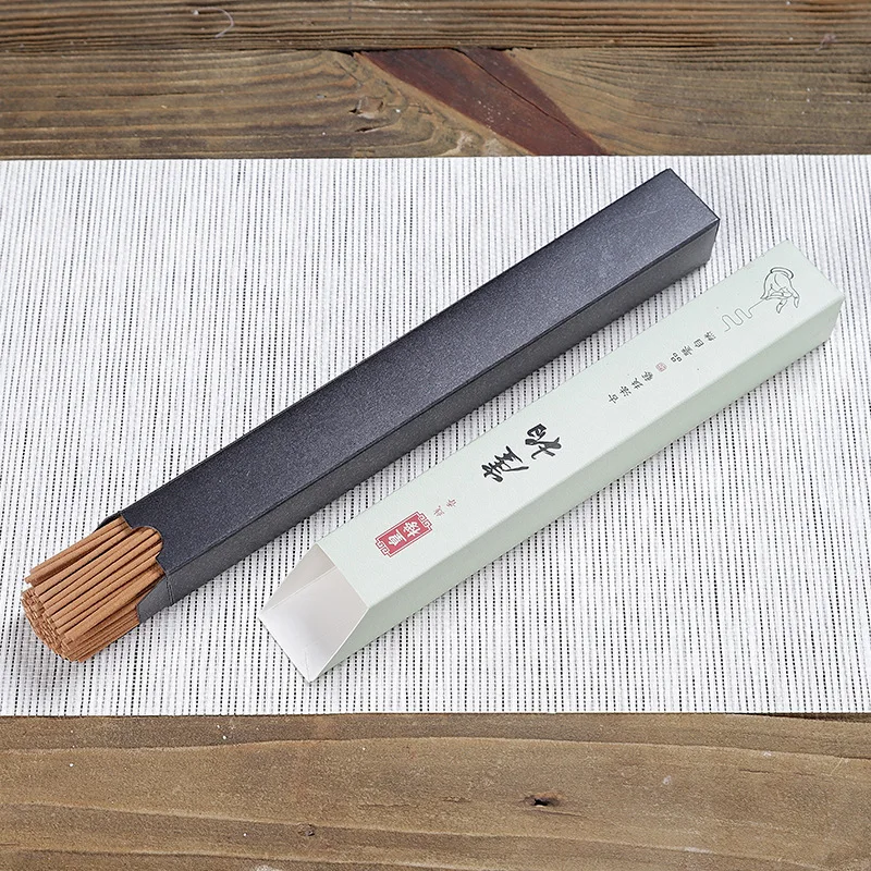 Open box showing individual Sandalwood Incense Sticks for relaxation