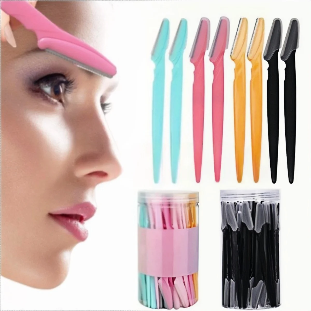 5-30PCS Eyebrow Razor Set Multipurpose Face Razors For Women and Men Tool Easy To Use Cutter Shaver Blades Makeup Tools