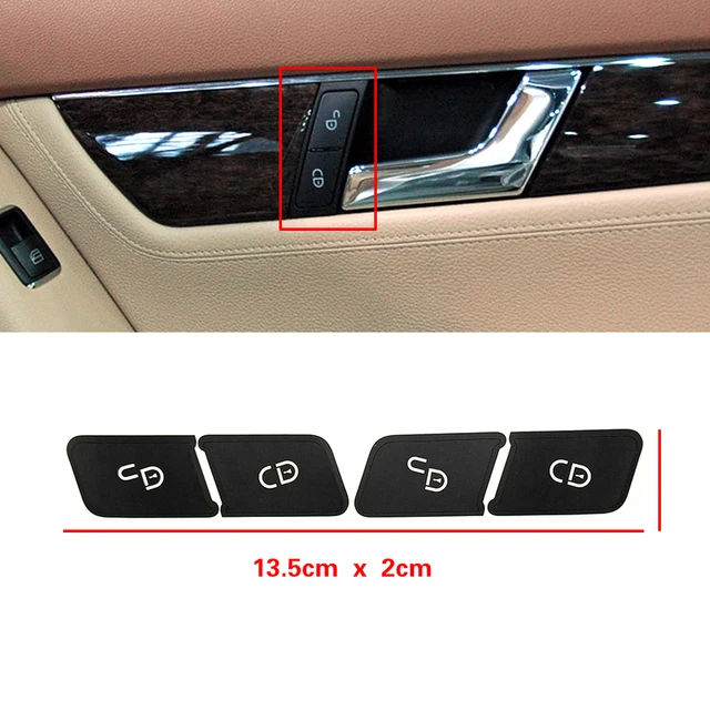 Für Mercedes-Benz E-Klasse W166 W204 1 Set Auto Fensterheber Taste Kappe  Auto Fenster Taste Trim abdeckung Auto Schalter Kappe Zubehör