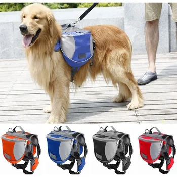 Reflective Dog Saddle Backpack Harness 1