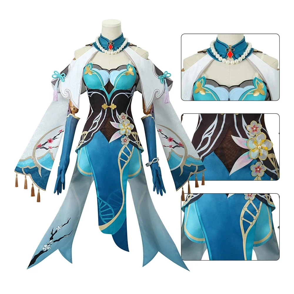 Honkai Star Rail Ruan Mei Stellaris Academy School Uniform Cosplay Costume