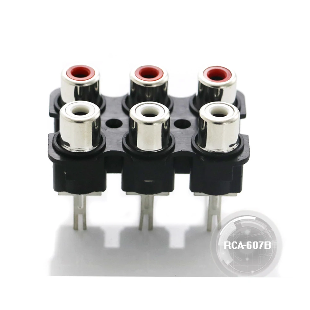  AV ͽ   Ʈ RCA-607  ̽  , Ÿ 7, 6 Ȧ RCA Ŀ,  ھ ̽, 5 
