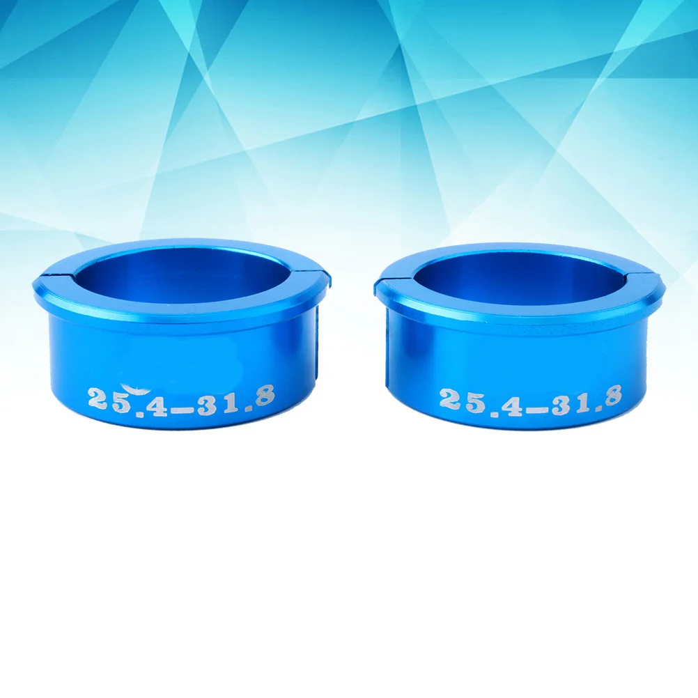 4pcs 핸들바 변환 심 25.4Mm  31.8Mm 경량 알루미늄 자전거 스템 어댑터 사이클링용 장착 플레이트