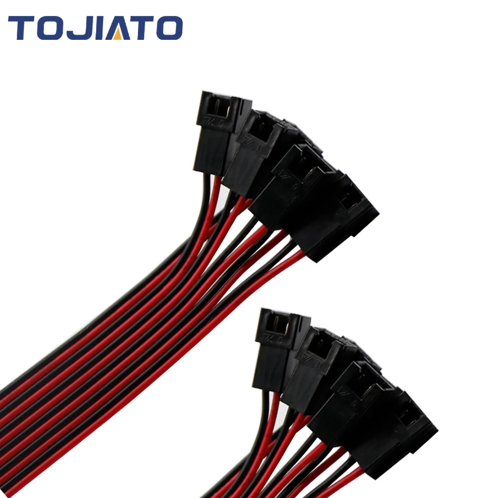 Tojiato 3D Drucker Teile Lüfter Verlängerung Kabel 2pin XH2.54 Anschluss Linie Verlängern Draht Buchse auf Stecker 1M Für VORON Ender – Detail 1