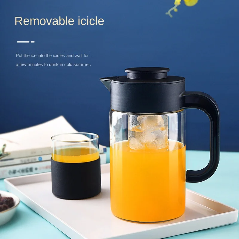 

Nordic Cold Kettle Juice Teapot Glass Resistant To High Temperature Household Largecapacity Cool