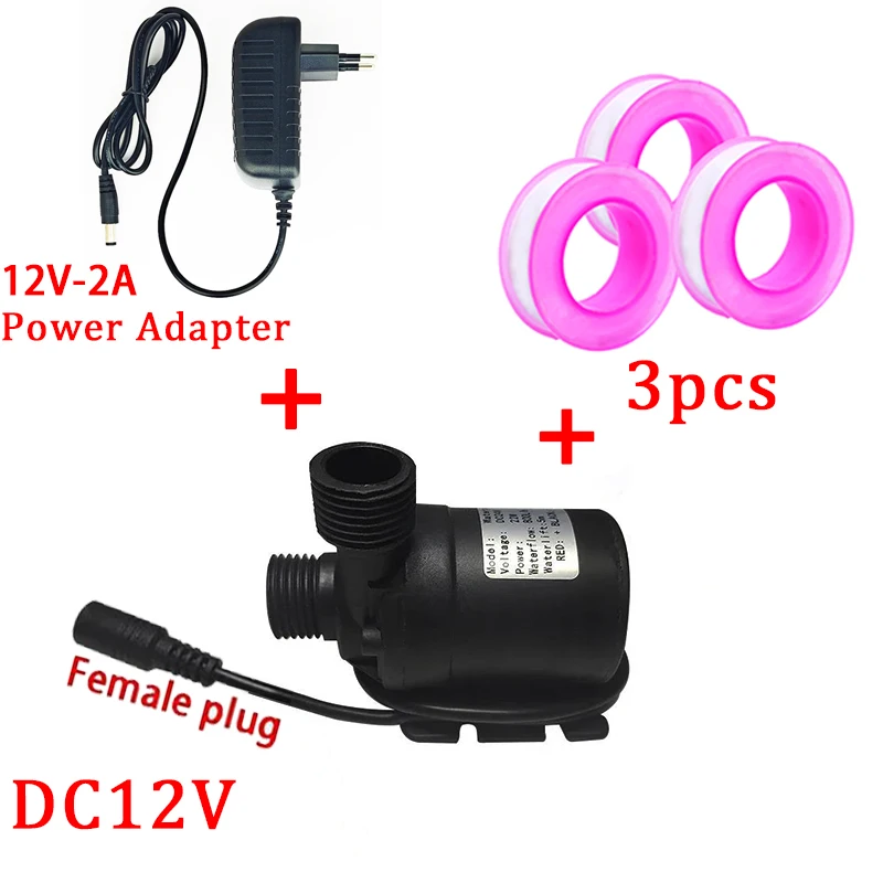 Multifunctional Brushless DC Water Pump with Booster and Circulation Features