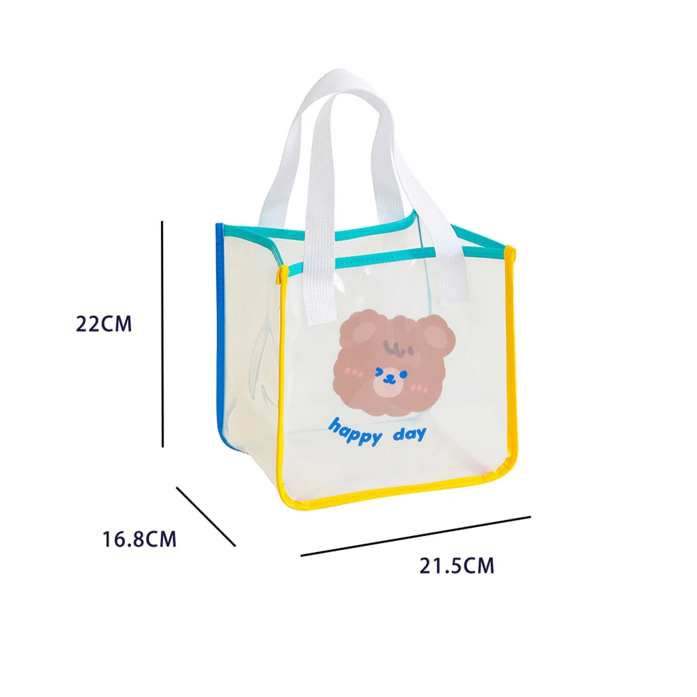 PVC Transparent Clear Bag, Summer Tote Pool Beach Bag Water-Resistant,  Shopping Market Bag Shoulder Bag Handbag Gift for Her - AliExpress