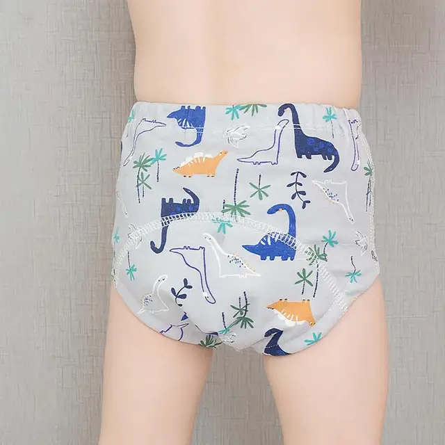 1pc Baby Reusable Diapers 9 Layer Waterproof Reusable Cotton Diapers Breathable Training Shorts Underwear Cloth Pants Nappy 4