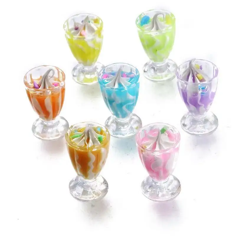 Resin Charms Jewelry Charms Resin Pendant 10PCS 8*34MM Cute Resin Bottle Charms Pendants Handmade Accessories Jewelry DIY Earring Necklace Keychain