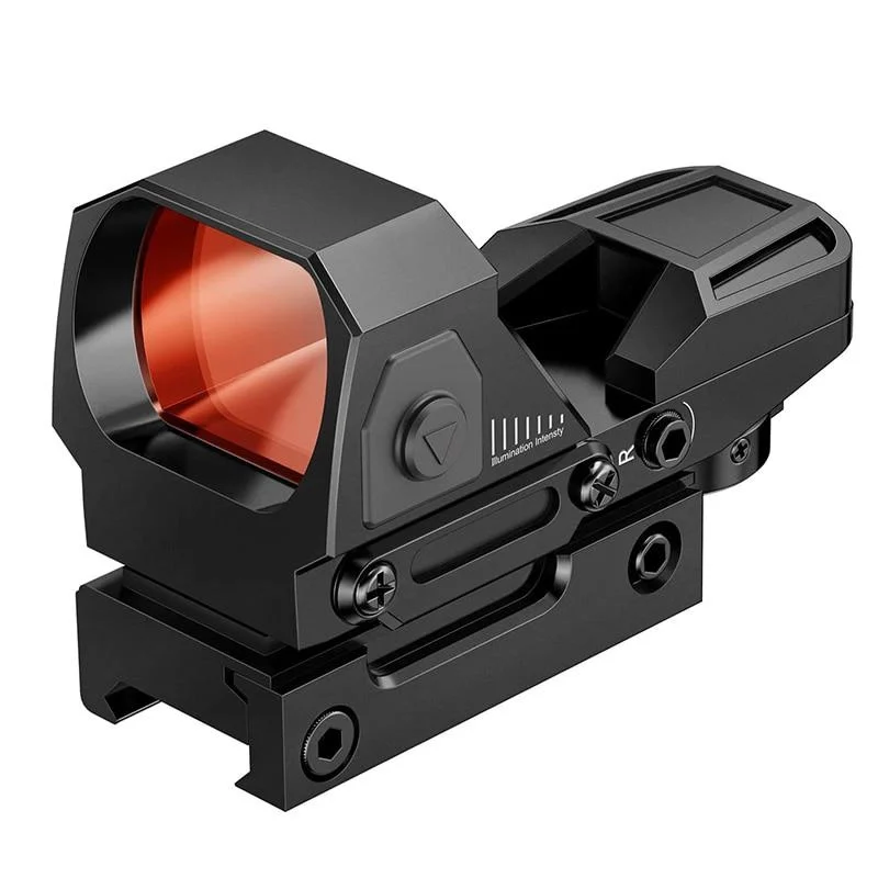 

Tactical 1X22X33 Reflex Sight 4 Reticle Red Dot Sight Optics ON & Off Switch for 20mm Rail Mount Airsoft Rifle Socpe Wargame