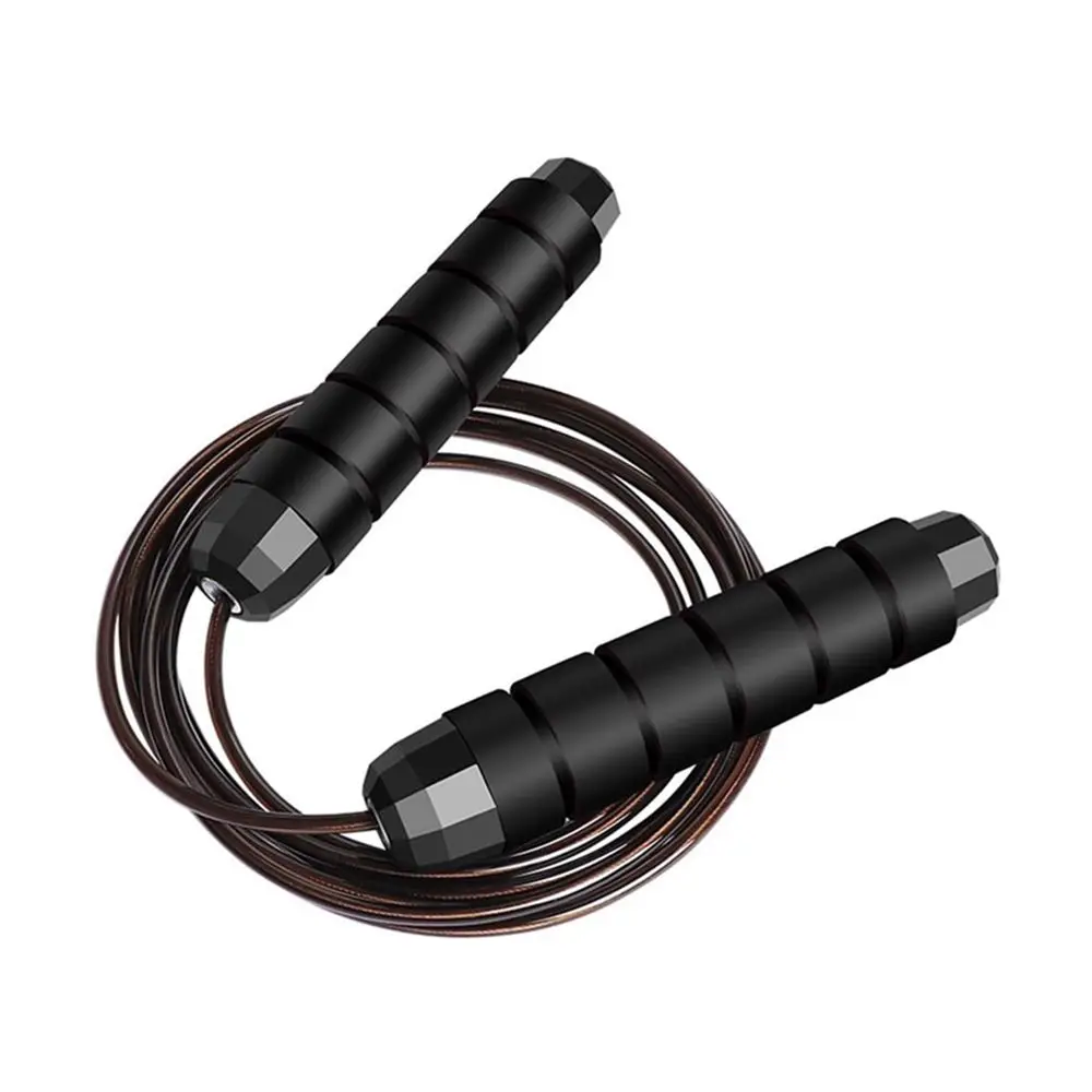 Rapid Speed Jump Rope Steel Wire Skipping Rope with Ball Bearing Adjustable Jumping Fitness Workout Home Sport Equipment jump rope