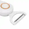 Electric Peeler Handheld USB Rechargeable Fruit Vegetables Peeler with 3 Cutter Heads Home Kitchen Tool 5