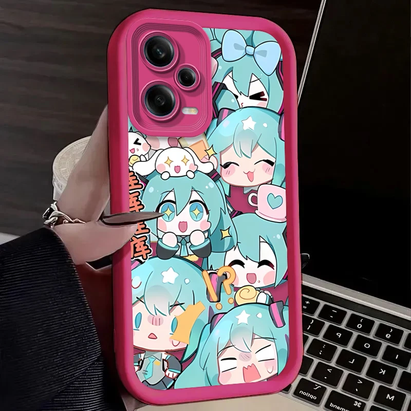 Miku Q Version Emoji Soft Phone Case