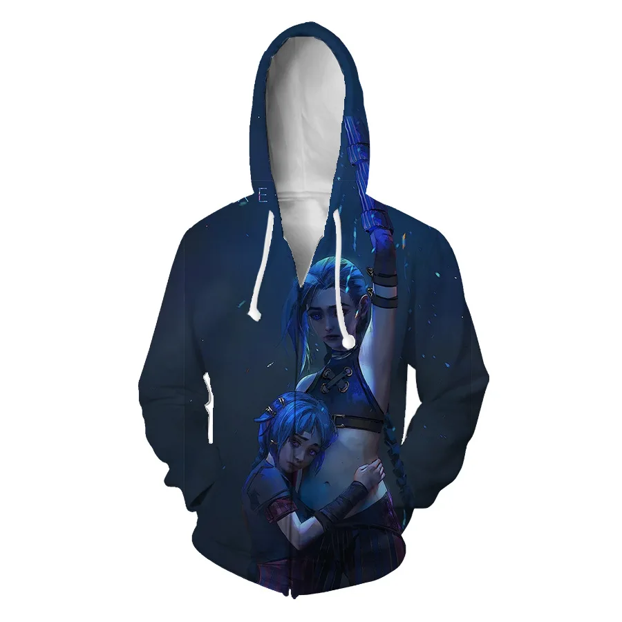 【IAB STUDIO】IAB Studio x Arcane Jinx Hoodie Navy Dove Blue IAB STUDIO】IAB Studio x Arcane Jinx Hoodie Navy Dove Blue