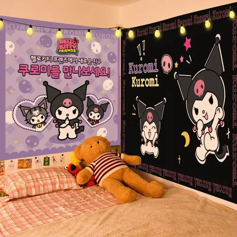 Kawaii Sanrio Hello Kitty Tapestry My Melody Cinnamoroll Kuromi