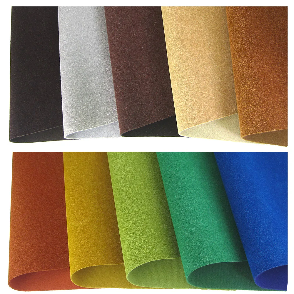 Suede Faux Leather Fabric Synthetic Leather For Shoes DIY Craft Project Sewing Leather Fabric Suede Fabric