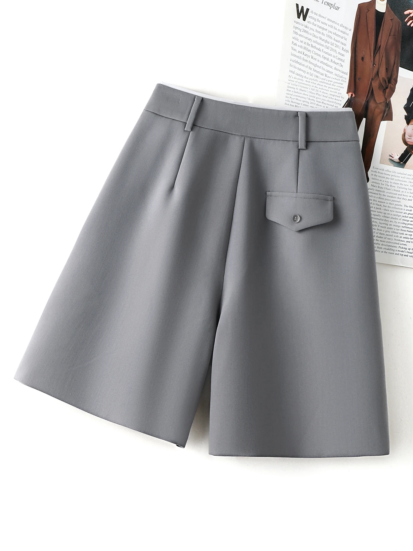 2024 Summer New Women's Shorts Fashion High Sense Shorts Simple Casual Versatile Shorts