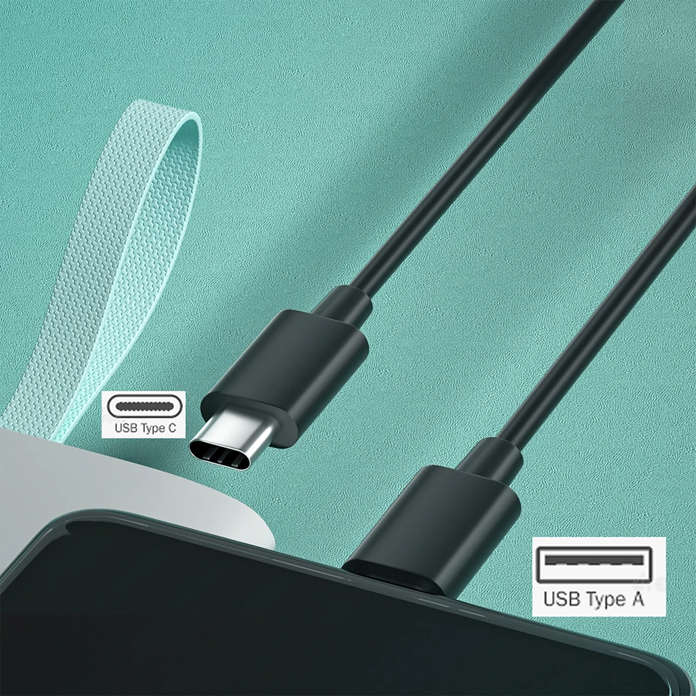 Fast Charging USB-C Cable for Wireless Headphones and Devices