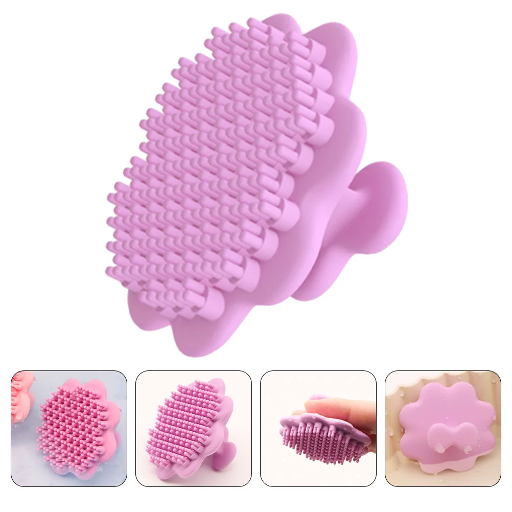 Cleansing Brush Man Facial Scrubber Silica Gel Face for and Exfoliating exfoliating brush silicone face child sponge facial exfoliator silica gel handhold