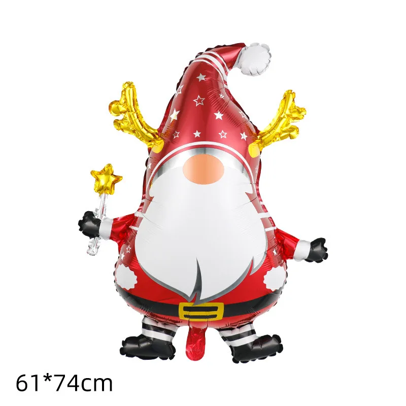 Große Weihnachts folie Ballon Santa Schneemann Pinguin Süßigkeiten Frohe Weihnachten Thema Party Dekoration Folie Ball – Detail 3