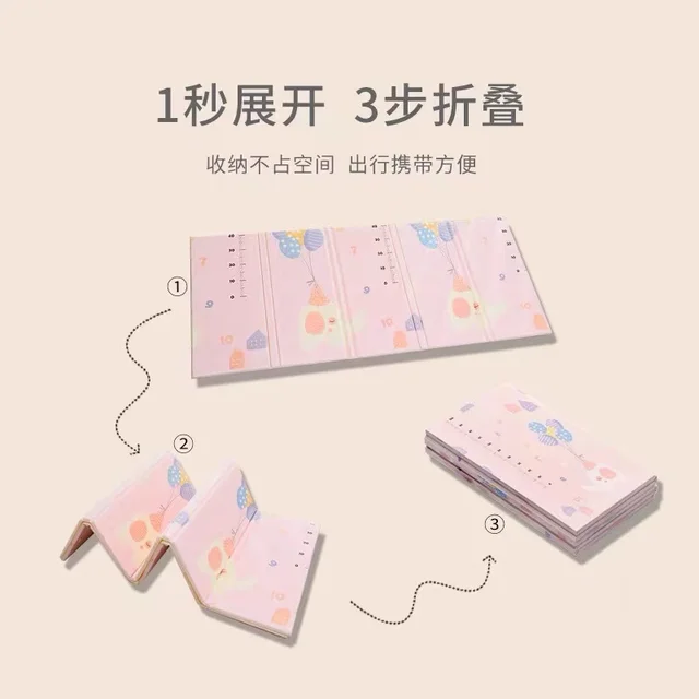 1CM/1.5CM Thick Foldable Cartoon Baby Play Mat Xpe Puzzle Children's Mat High Quality Baby Climbing Pad Kids Rug Baby Games Mats 3