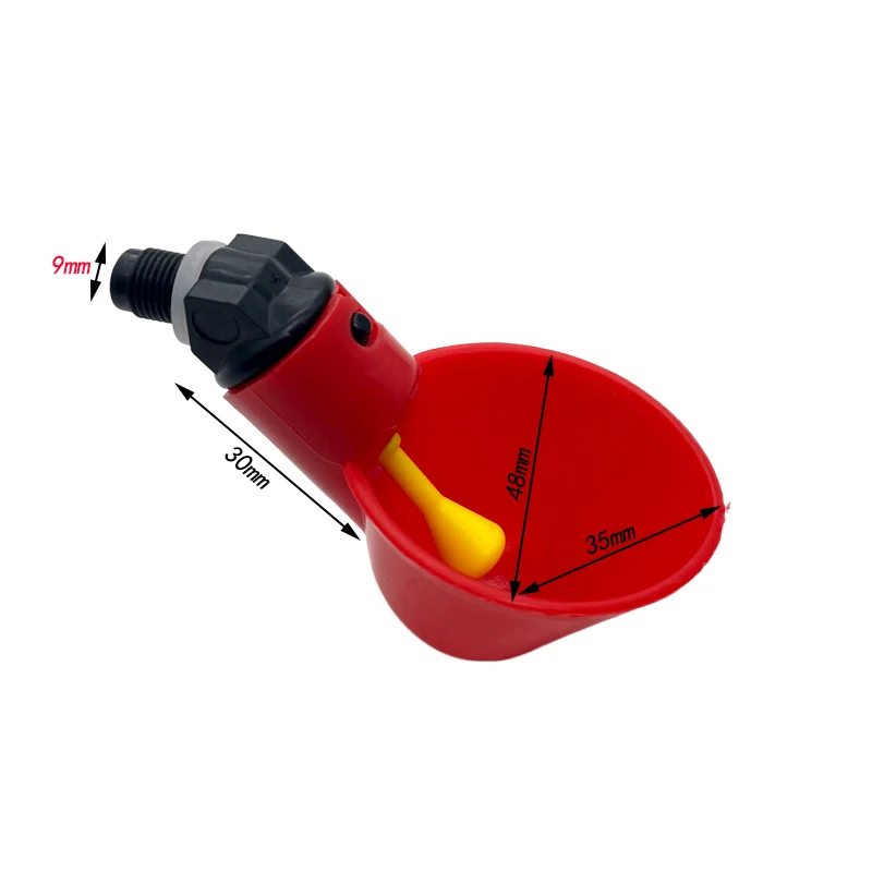 10/20 Pcs Hot New Quail Automatic Fowl Bowl Chicken Hen Poultry Water Drinking Cups Plastic Automatic Drinker Plastic 2