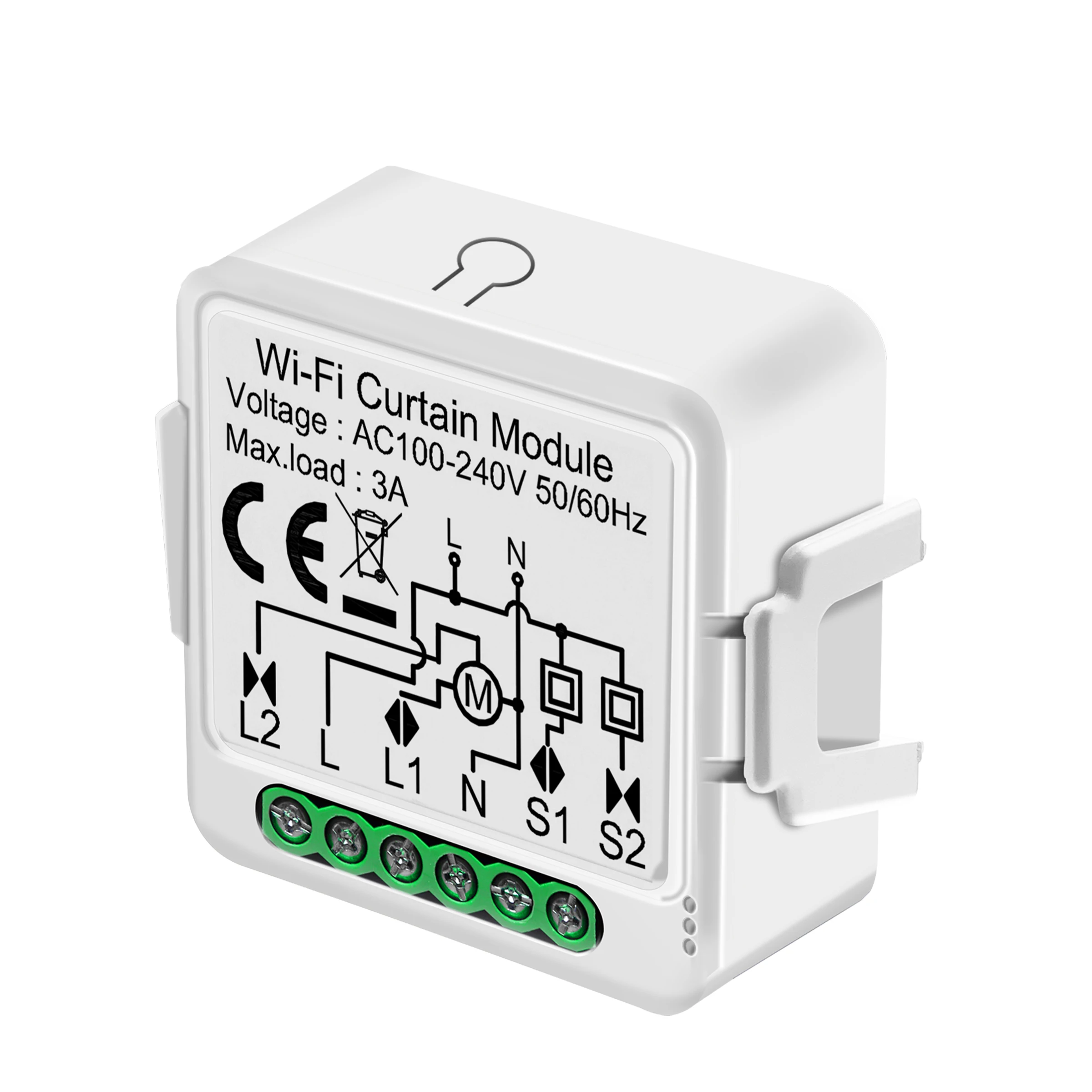 GIRIER Tuya Wifi inteligente cortina módulo ciego interruptor para la  persiana Motor eléctrico banda 1/2 Compatible con Alexa de Google - Tienda  en móvil