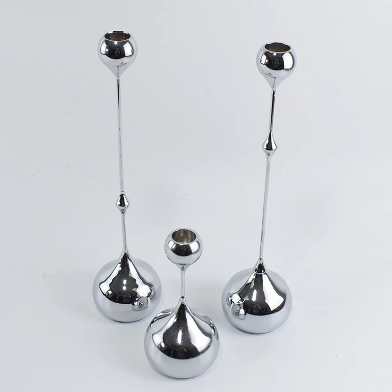 Iron Candlestick Water Drop Light Luxury Home Decoration