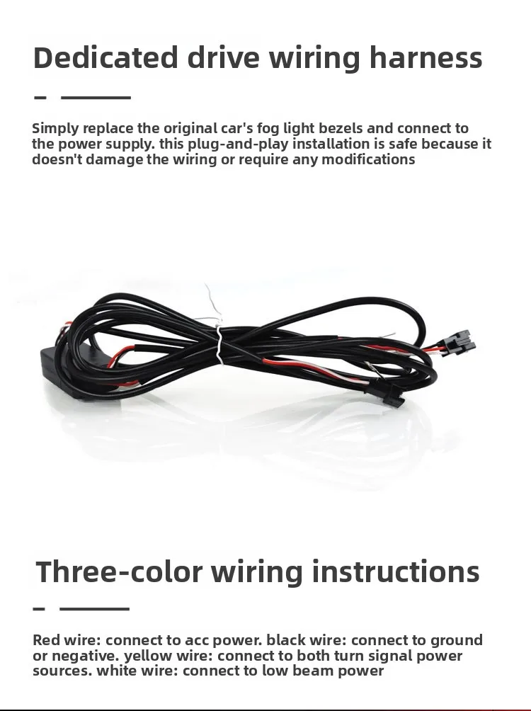For BMW X3 F25 2009 2010 2011 2012 2013 Car Led Daytime Running Light Front Fog Lamp DRL Dynamic Turn Signal 12V Daylights detail image 7