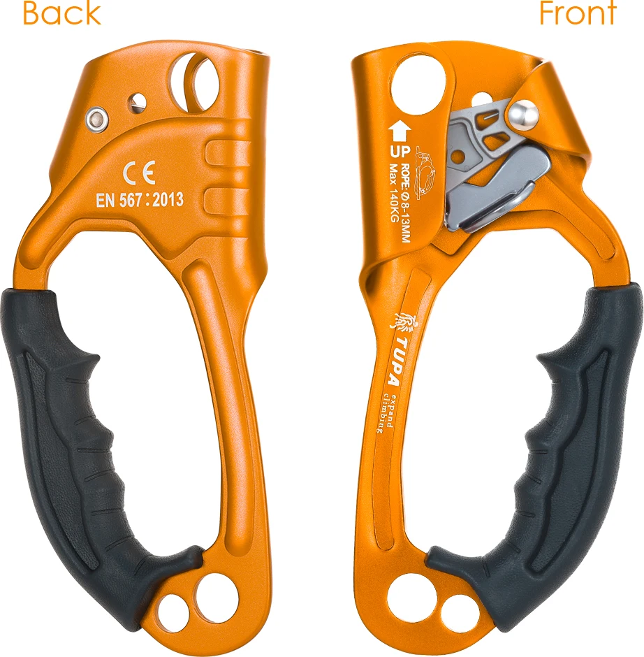 Outdoor Hand Ascender Climbing Ascender 8-13mm Vertical Rope Access Climbing Rescue Caving For Outdoor Rope Tools hand ascender
