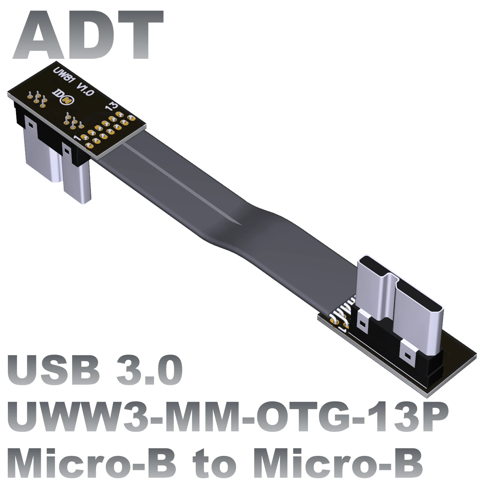 ADT Link USB3.0 male to male OTG special extension cable micro B to