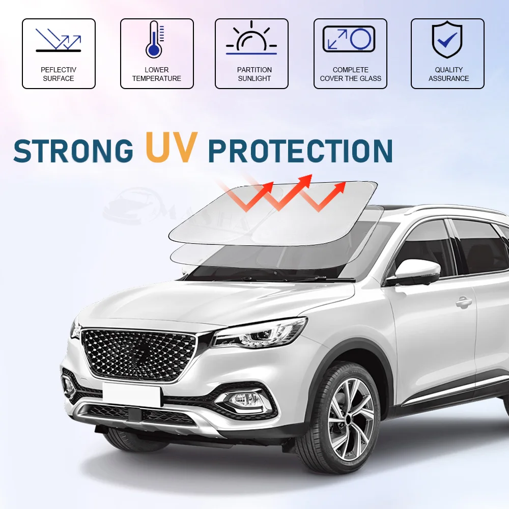 Parasole Per Parabrezza MG ZS EV 2018-2024 - Interno, Protezione UV E Calore, GAFAT - Foto 9