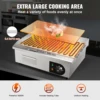 VEVOR 22In Commercial Electric Grill Flat Pan Stainless Steel Desktop Griddle Hotplate Teppanyaki Grill With Temperature Control 3