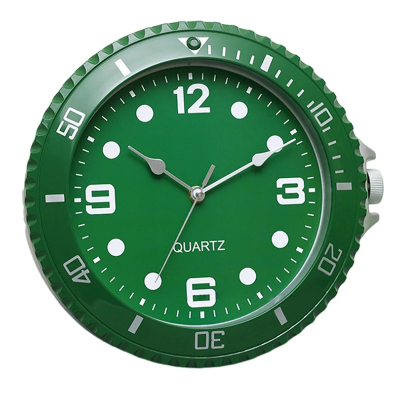 Orologio Da Parete Moderno Silenzioso - Rotondo, Nero, 30cm, Con Quadrante Facile Da Leggere, A Batteria, Per Cucina, Bagno, Ufficio