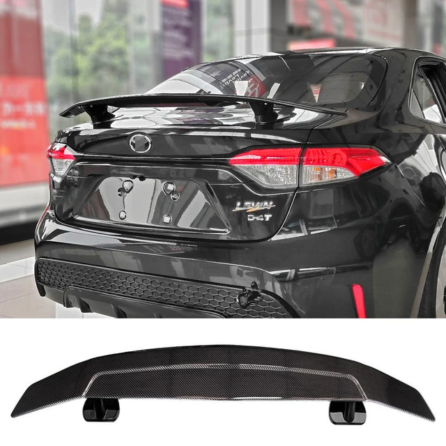 Carbon Look Universal Verwenden Hinten Stamm Deckel Auto Spoiler Flügel Für  Meist Limousine Coupe Fahrzeuge 135CM Glänzend Schwarz weiß Rot - AliExpress