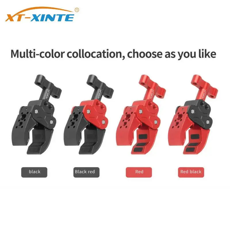 Feichao Super Clamp Braccio Articolato Granchio Artiglio 1/4 "3/8" Tri Fori Di Montaggio Per Flash Light Fotocamera Treppiede Supporto Monopiede Monit