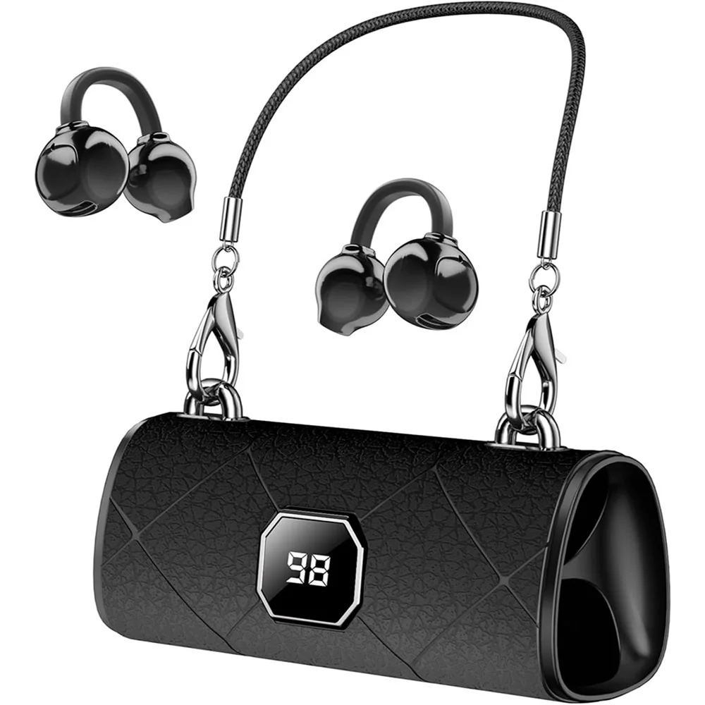 Elegant Wireless Bluetooth Ear Clip Earphones with HD Sound and Noise Reduction - Stylish Gift