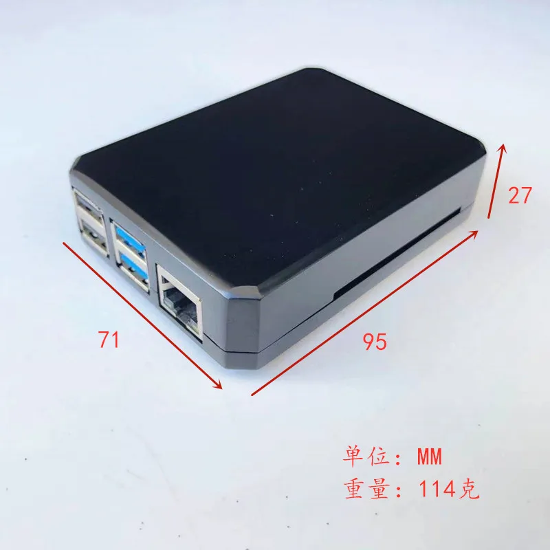 

Корпус Raspberry Pi 4 поколения B корпус 4 поколения B корпус из алюминиевого сплава пассивный теплоотвод