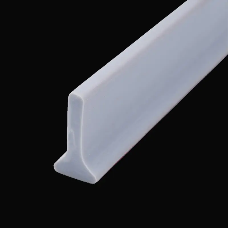 Rubber Silicone Shower Barrier Water Stopper Bathroom Waterproof Strip Water Retaining Strip Bendable Door Bottom Sealing Strip - Image 10
