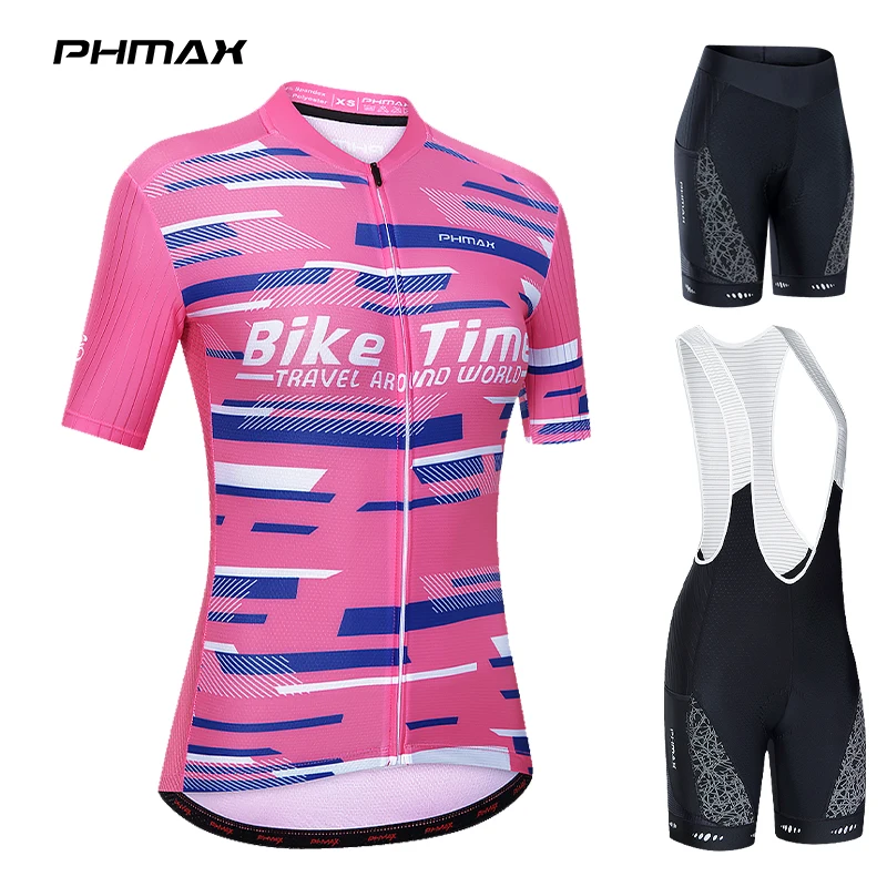 Женский комплект одежды PHMAX для езды на велосипеде летняя дышащая одежда горном |