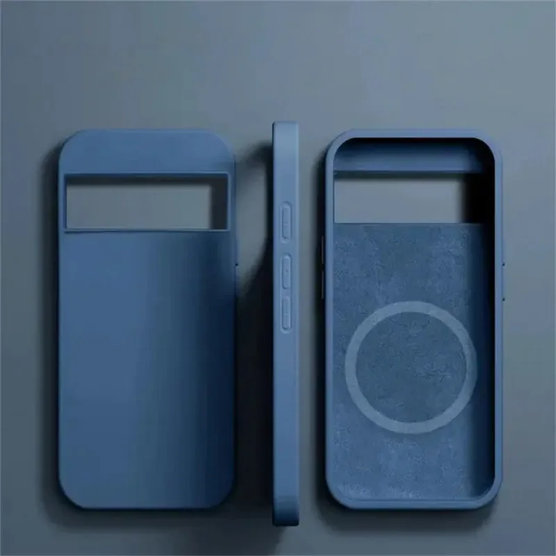 MagSafe Liquid Silicone Shockproof Phone Case with Magnetic Charging Capability