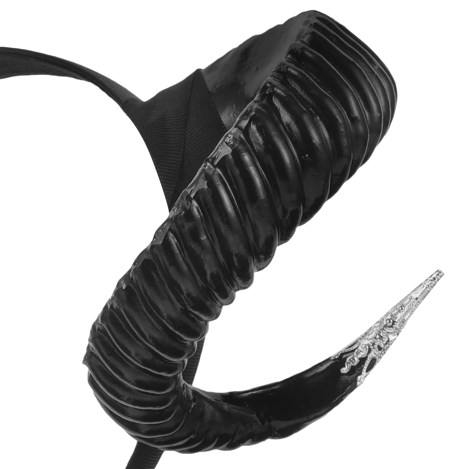 Black Single Horn Headband Horns Headband For Hair Accessories Party Headbands Headdress Cosplay Costume Headwear