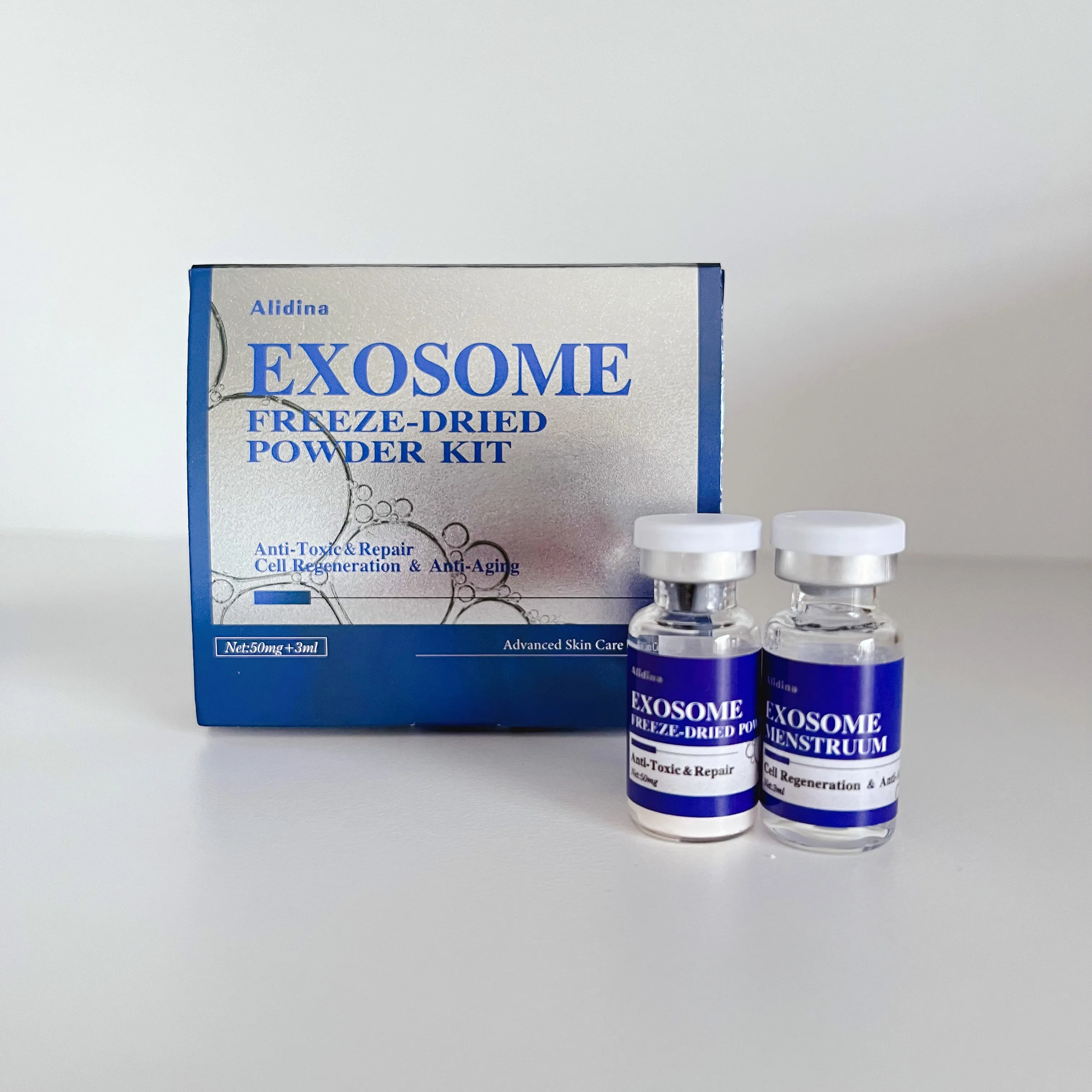 EGF Exosome Serum Lyophilized Stem Cell Therapy Scar Healing Acne Anti-inflammatory Anti-aging