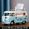 American Retro Wrought Iron Beetle Bus Tissue Box Creative Tissue Box Car Model Decoration Craft Special Gift Home Decoration 4