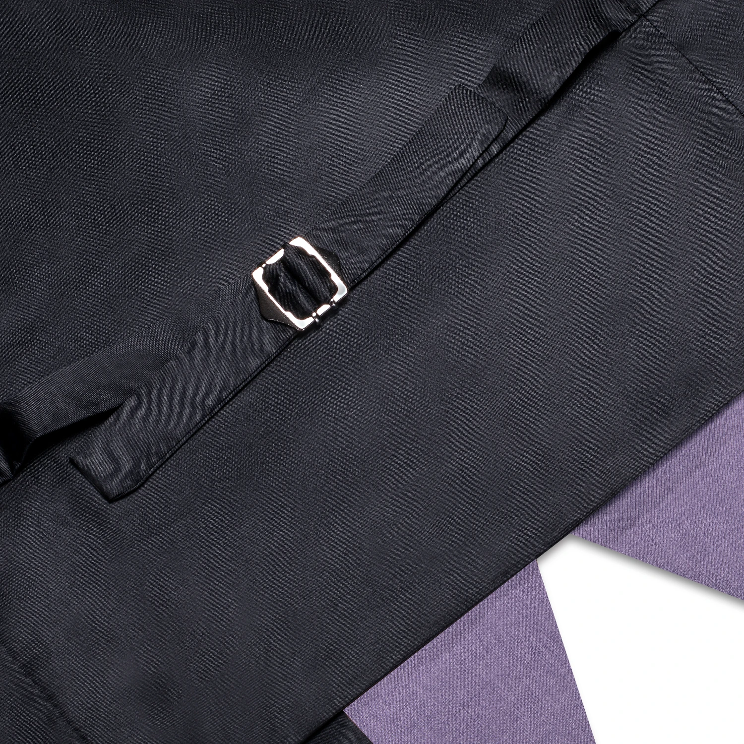 Hi-Tie Silk Men Vest Elegant Violet Purple Solid Slim Waistcoat Neck Tie Hanky Cufflinks Set for Men Suit Wedding Party Designer