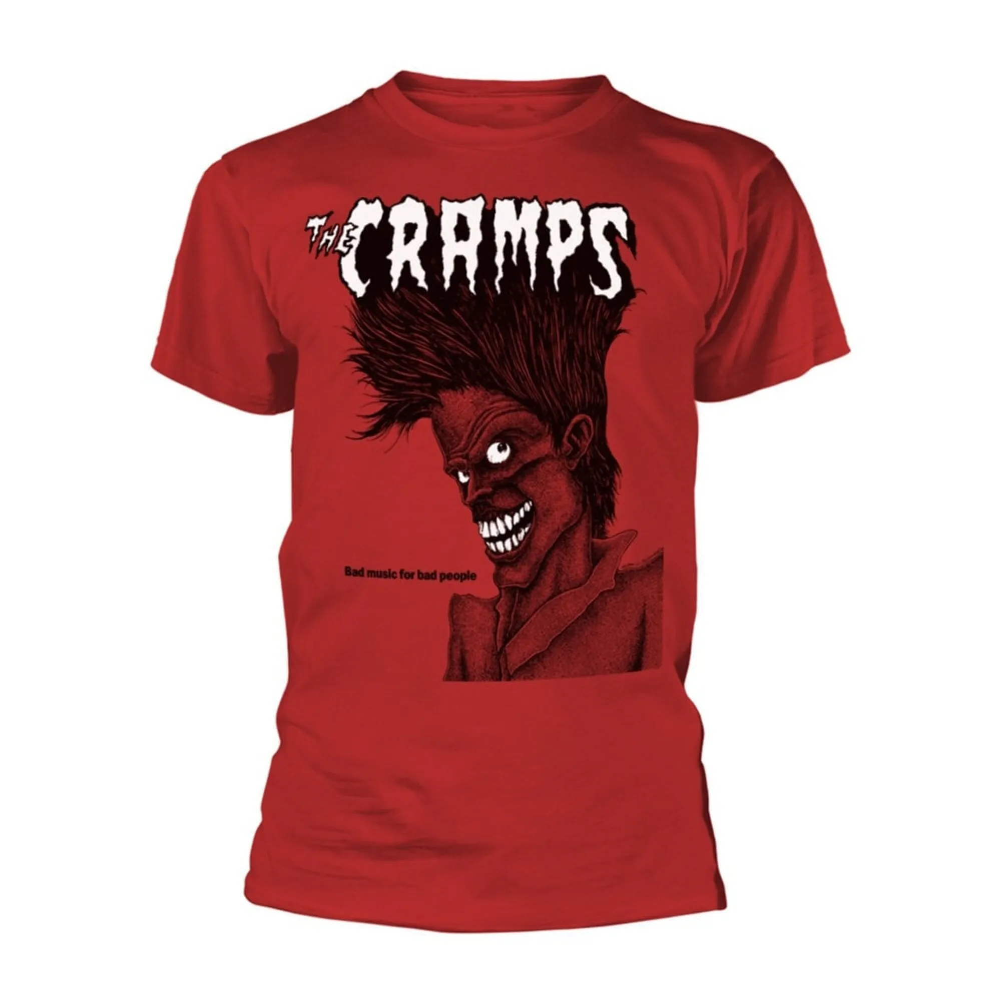 Red The Crystals Bad Music For Bad People T-Shirt Ufficiale Da Uomo Unisex