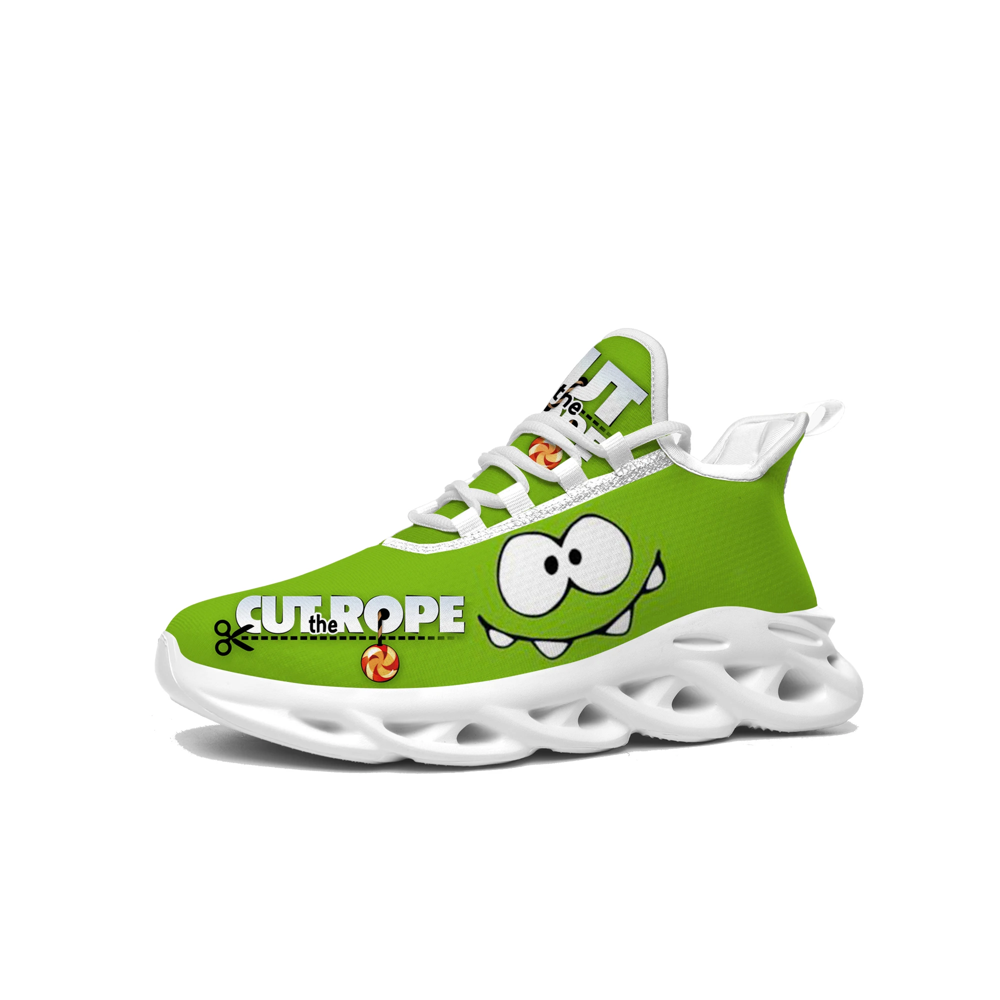 

Cut The Rope Sneakers Hot Cartoon Game Mens Womens Teenager Sports Running Shoes High Quality Fashion Custom Built Lace Up Shoes