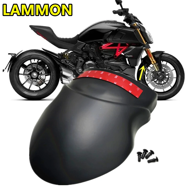 Per Ducati Diavel 1260 S / Diavel 1260 S Accessori Moto Parafango Anteriore Extender Carenatura Abs Stampaggio Ad Iniezione