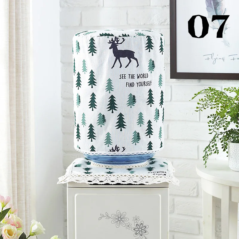 Pastoral Style Water Dispenser Cover Water Bucket Sleeve Furniture Protector Dust Cover Removable Reusable Bottle